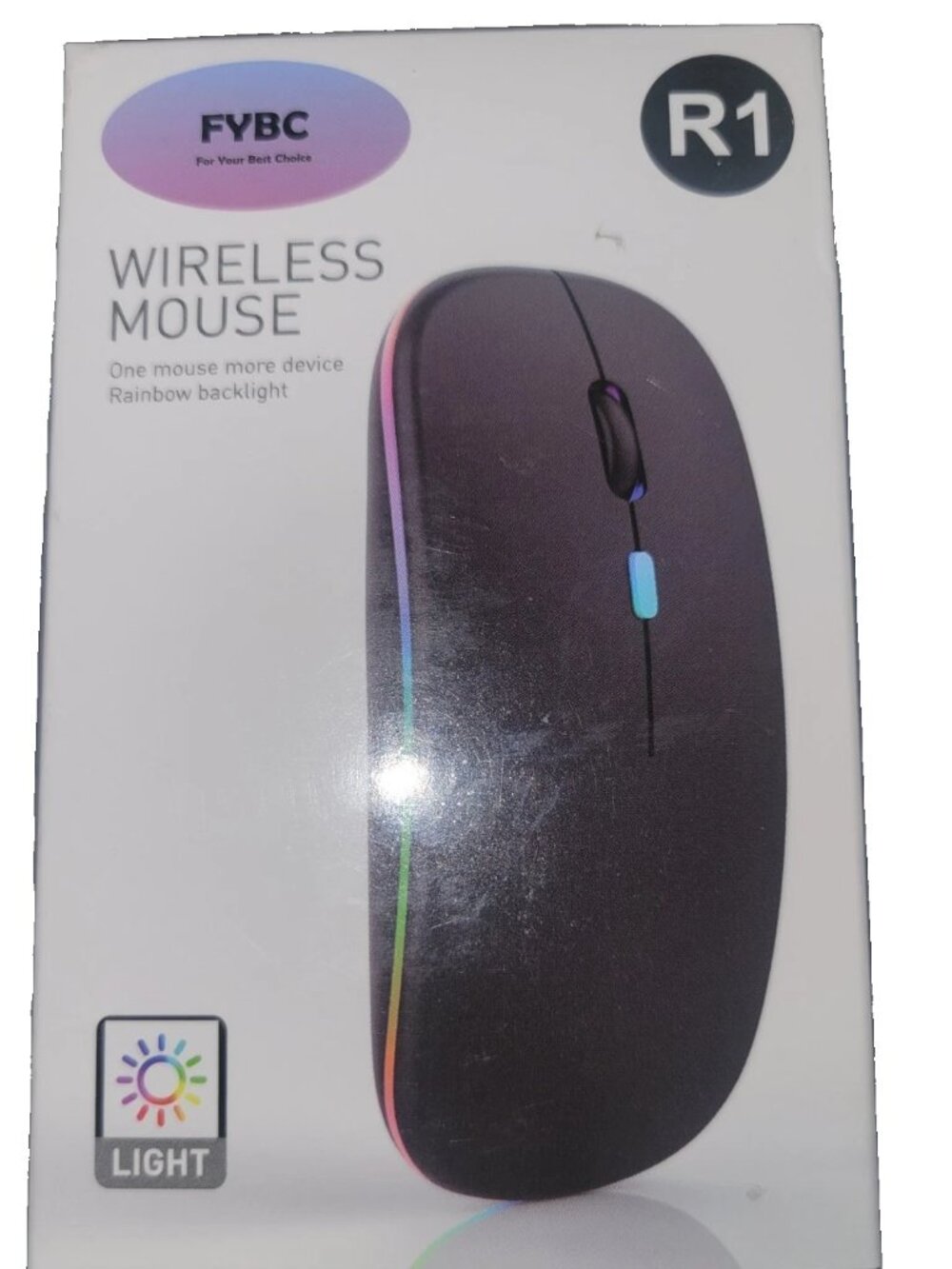 FYBC Bluetooth LED Wireless Mouse for MacBook Air iPad